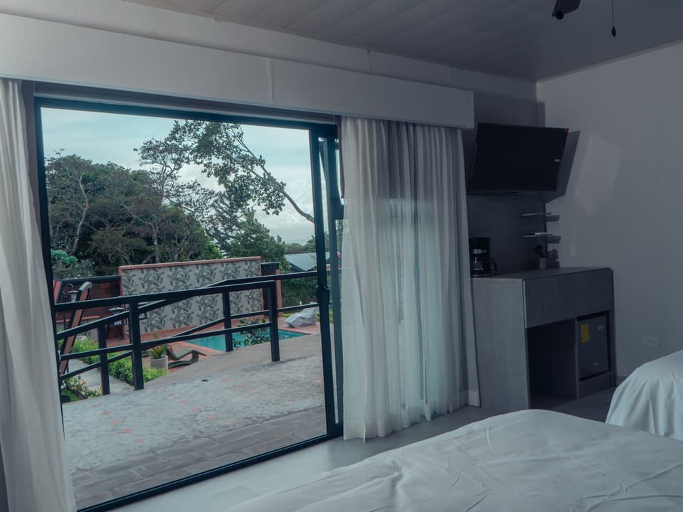 Habitación de Grandma con salida a la terraza